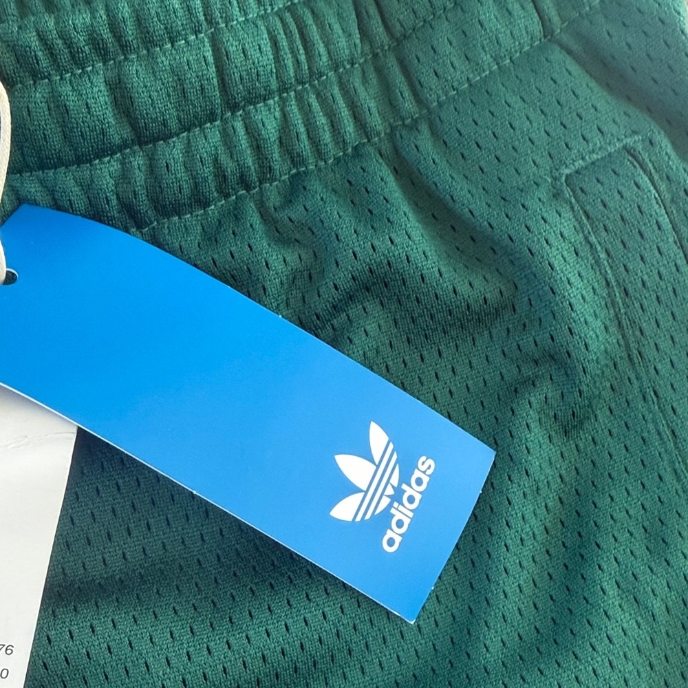 Adidas Dark Green Athletic Shorts - Picture 4 of 5